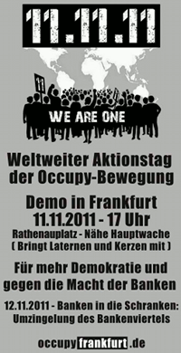 Bild: Occupy Frankfurt: Großdemo für mehr Demokratie und weniger Kapitalismus